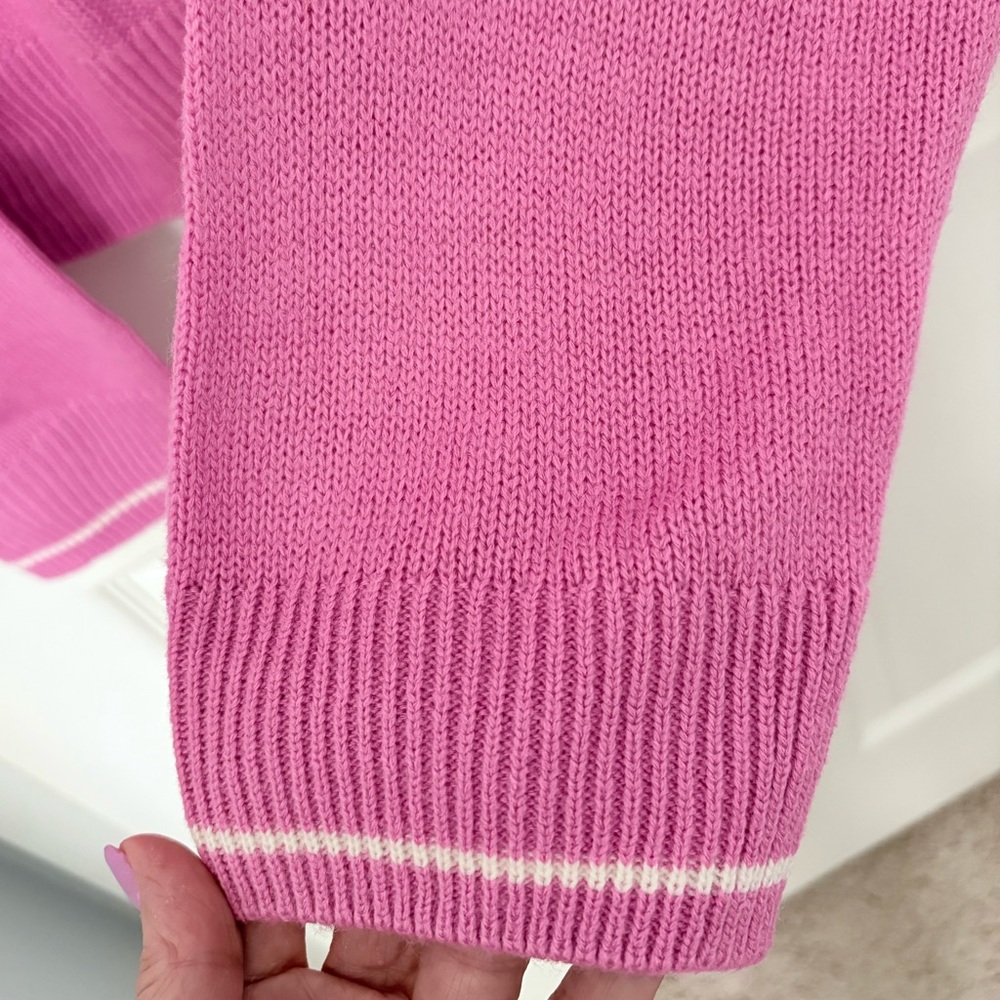 Divided Pink Polo-Style Knit Sweater - Picture 5 of 7